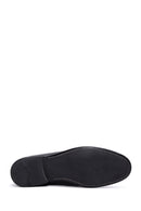 Erkek Lacivert Deri Klasik Loafer | Derimod