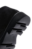 Men's Black Suede Leather Boots | Derimod