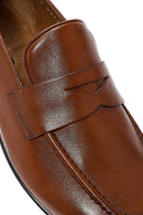 Erkek Taba Deri Loafer | Derimod