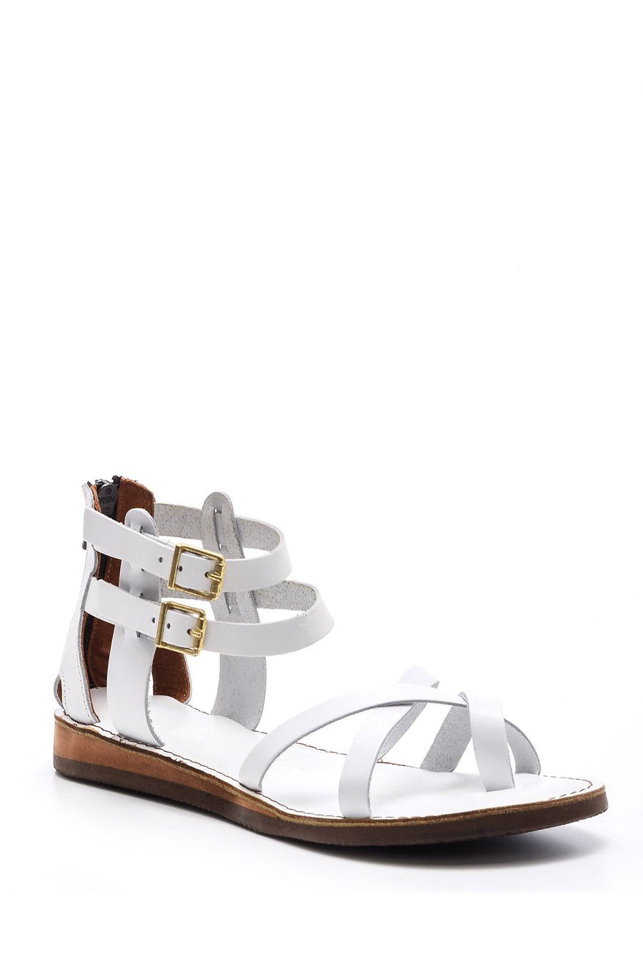 Women's Ankle Strap Leather Sandals
