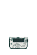 Woman Green Printed Mini Crossbody Bag | Derimod