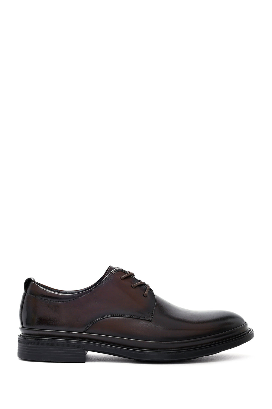 Male Brown Lace-up Leather Casual Shoes WM680007DV | Derimod