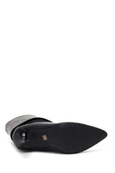 Women's Black Thin Heeled Boots | Derimod
