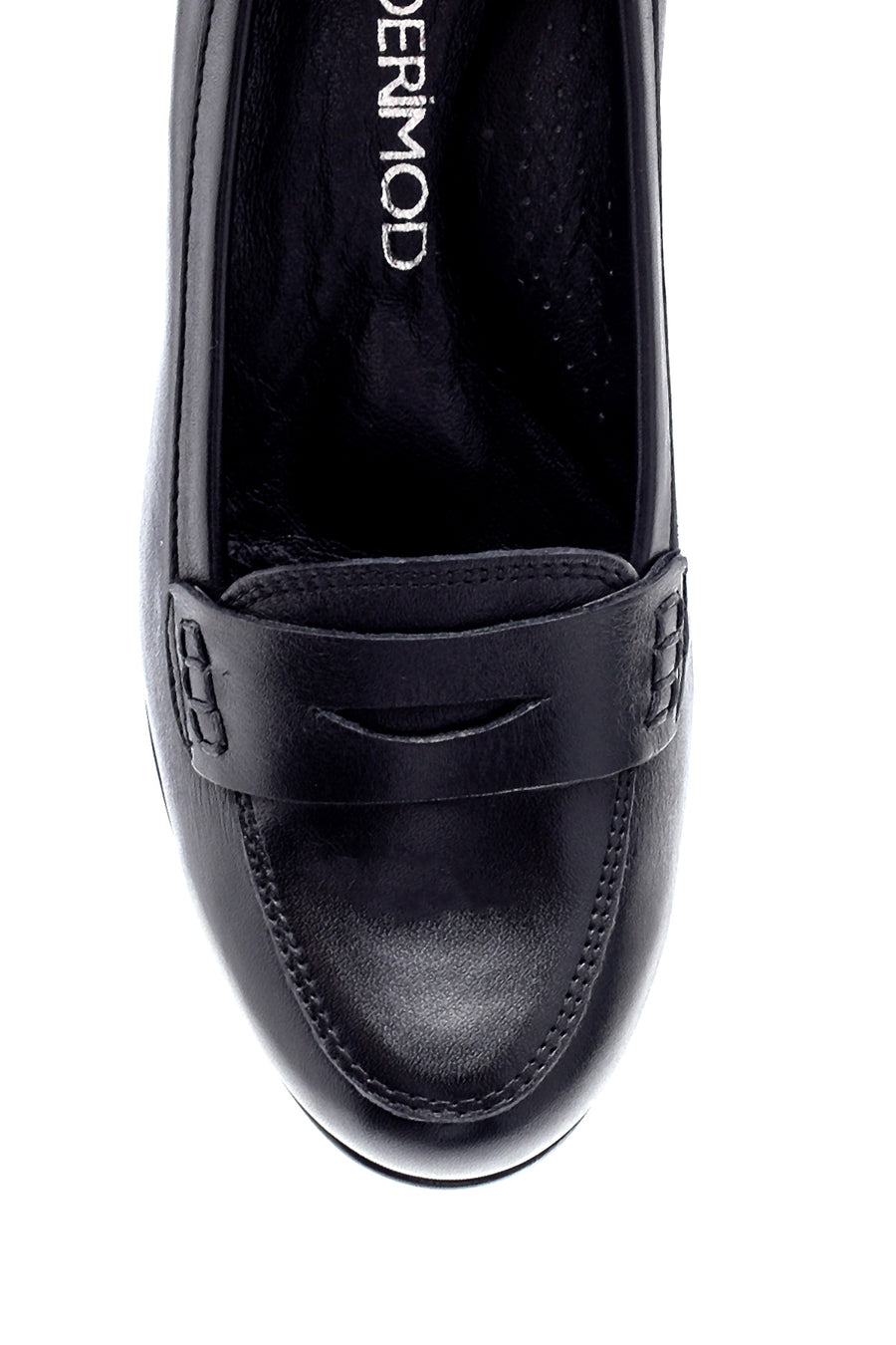 Women's Leather Wedge Heeled Shoes