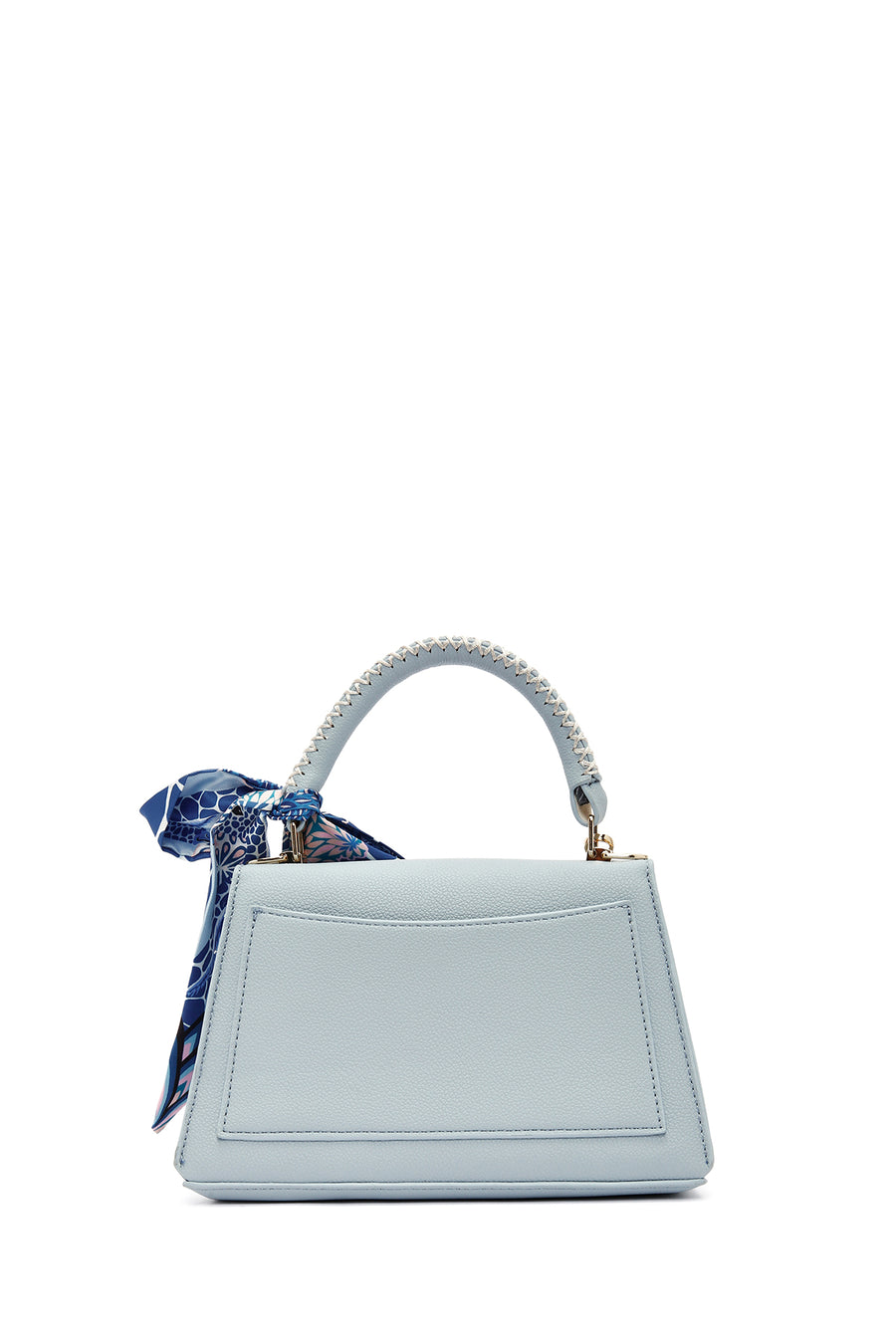 Women's Blue Long Strap Classic Handbag