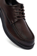 Male Brown Lace-up Leather Casual Shoes | Derimod