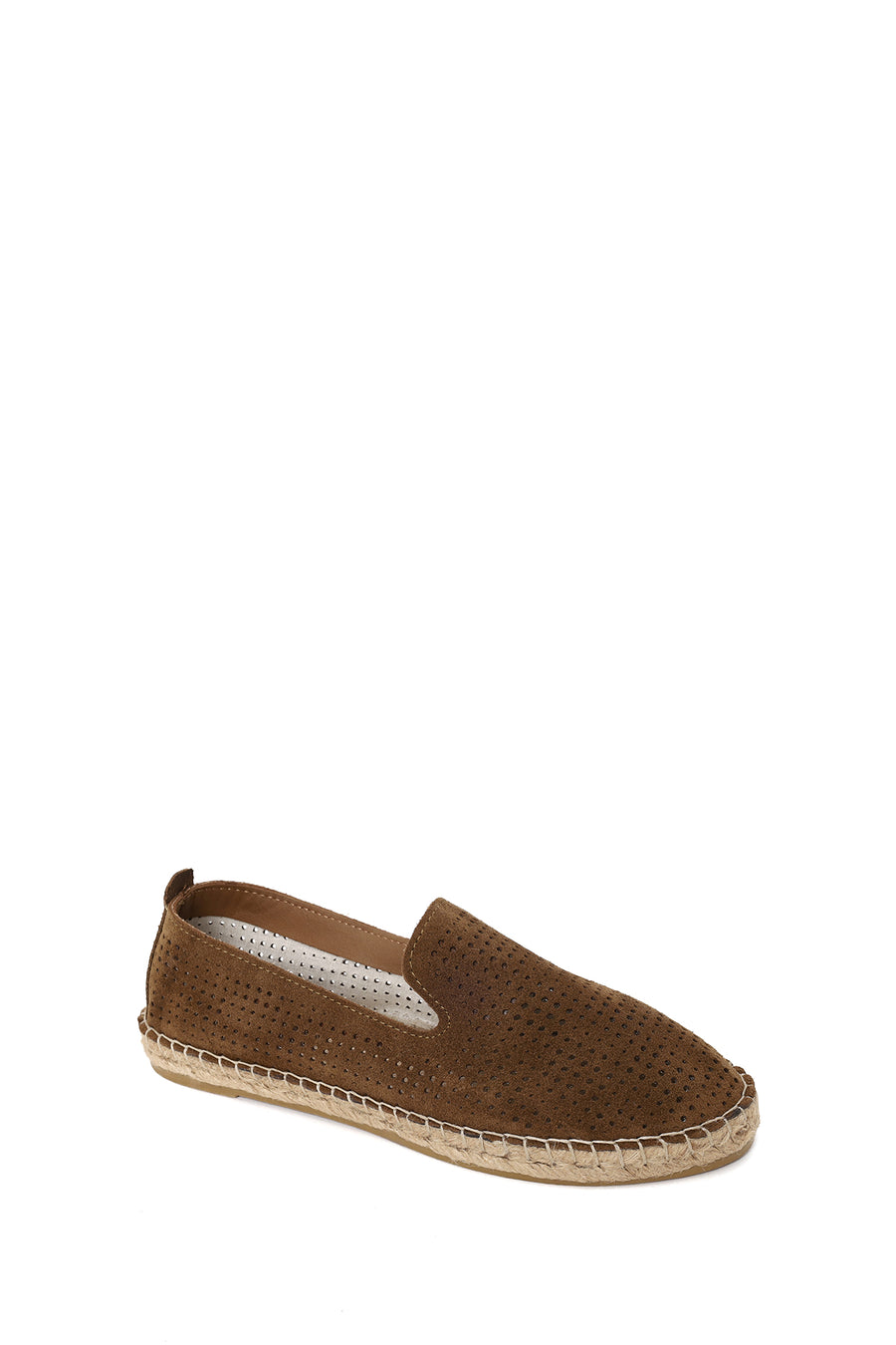 Woman Tan Patterned Suede Espadrilles