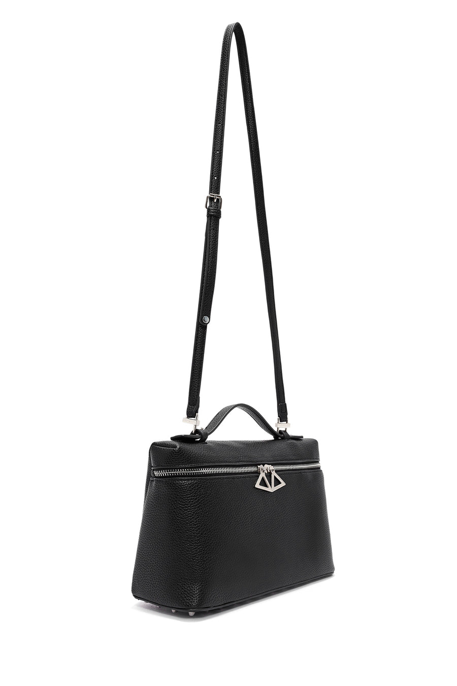 Women's Black Long Strap Mini Handbag