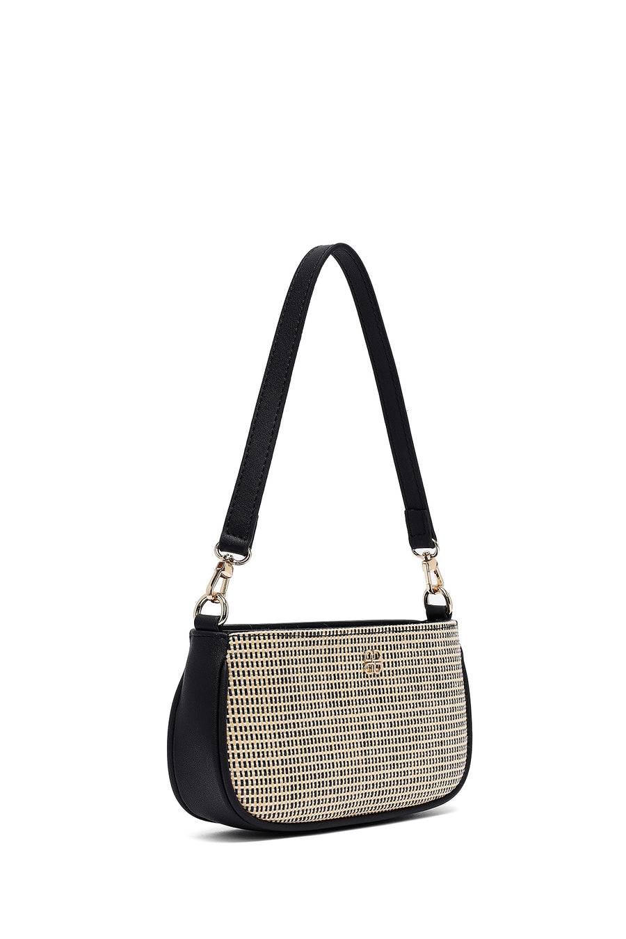 Woman Black Long Strap Shoulder Bag
