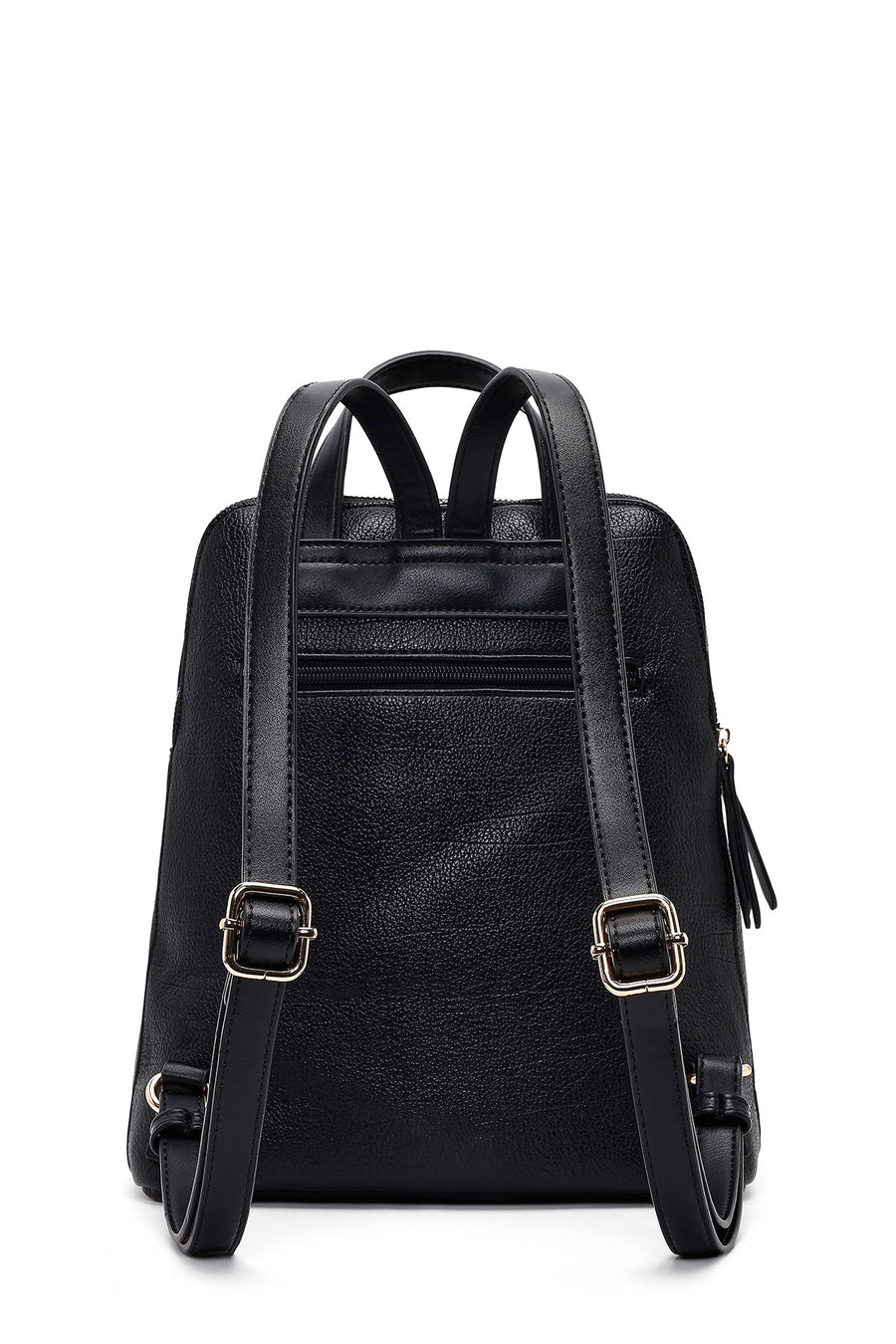Woman Black Backpack