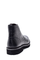 Men's Leather Zippered Boots | Derimod