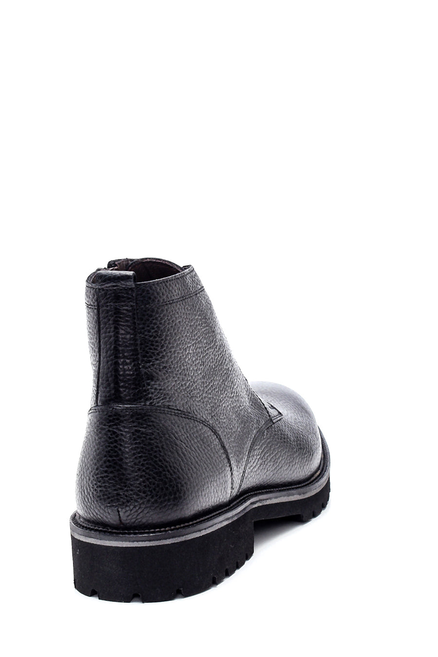 Men's Leather Zippered Boots