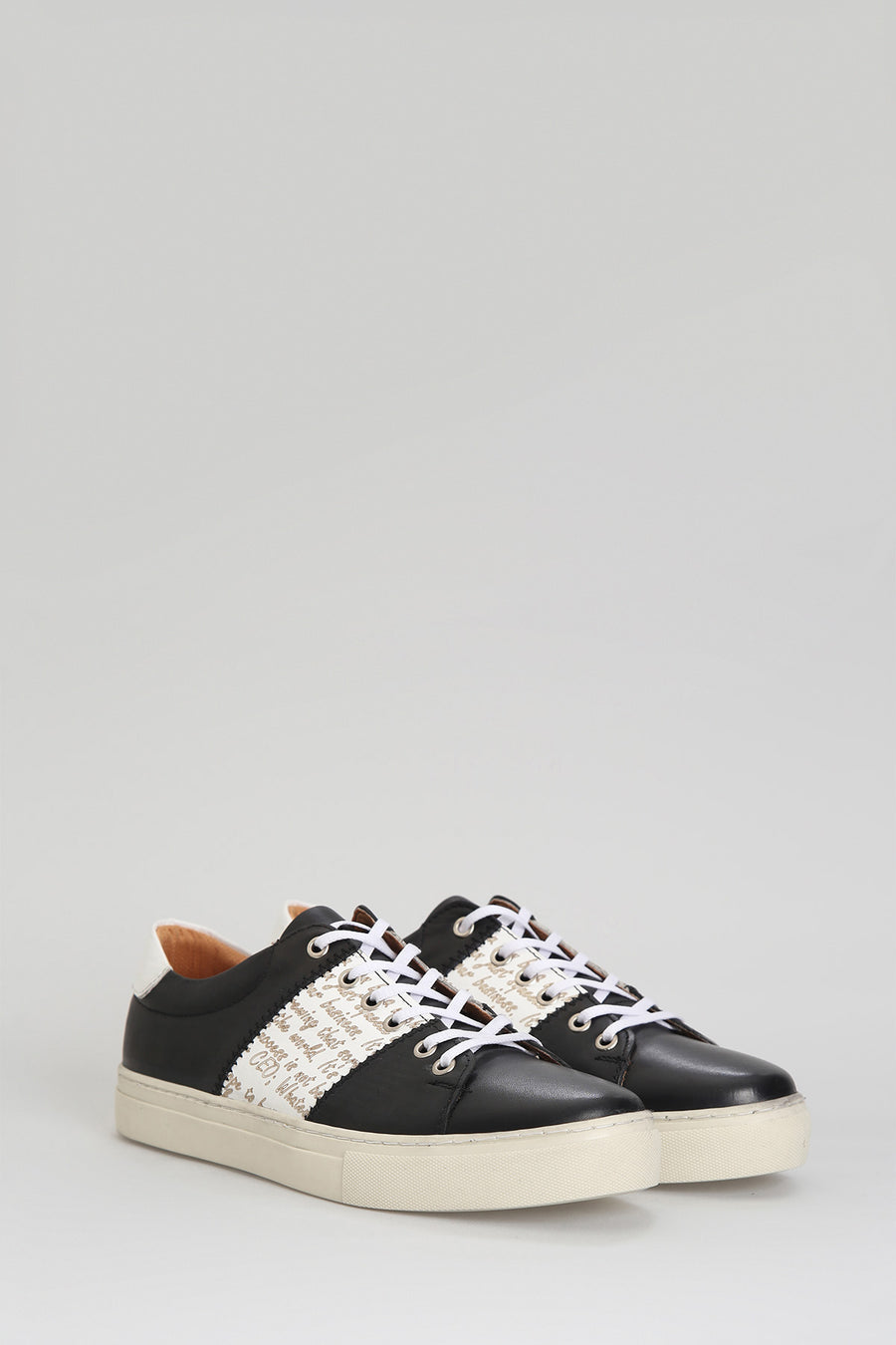 Siyah Erkek Deri Sneaker