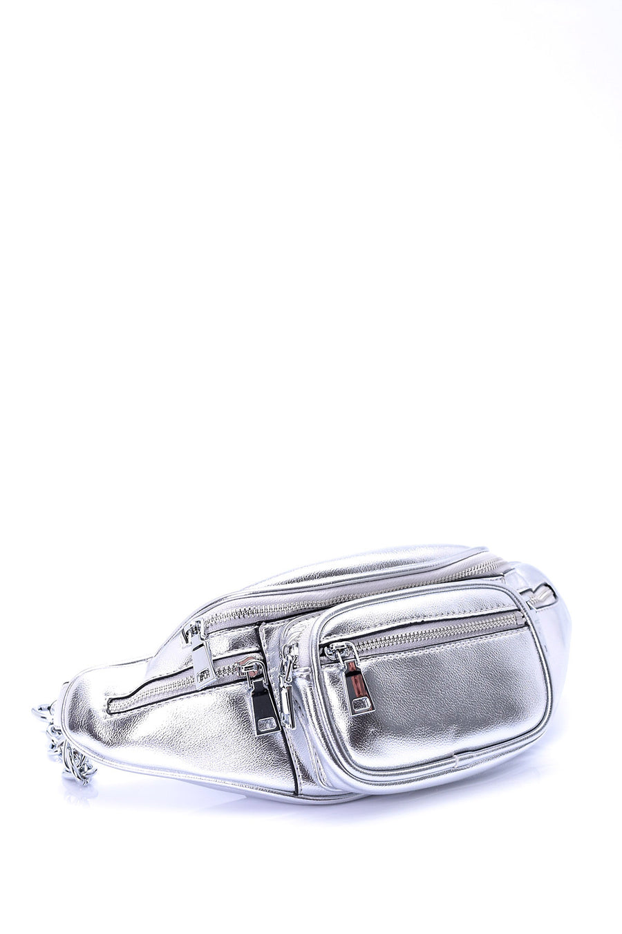 Women's Silver Waist Bag