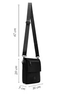 Men's Black Mini Messenger Bag | Derimod
