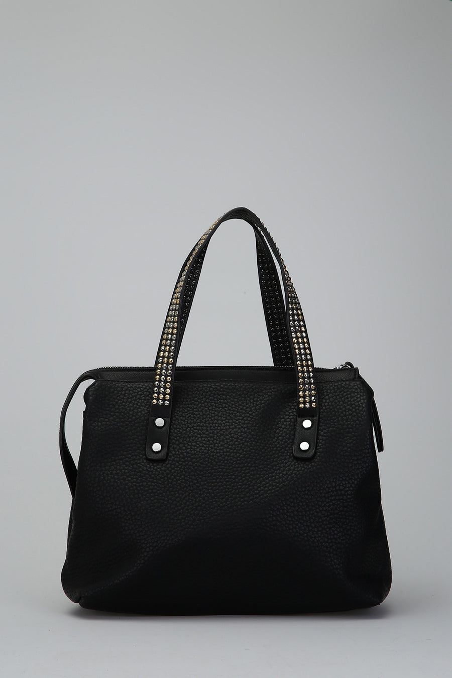 Women's Shoulder Bag with Staple Detail