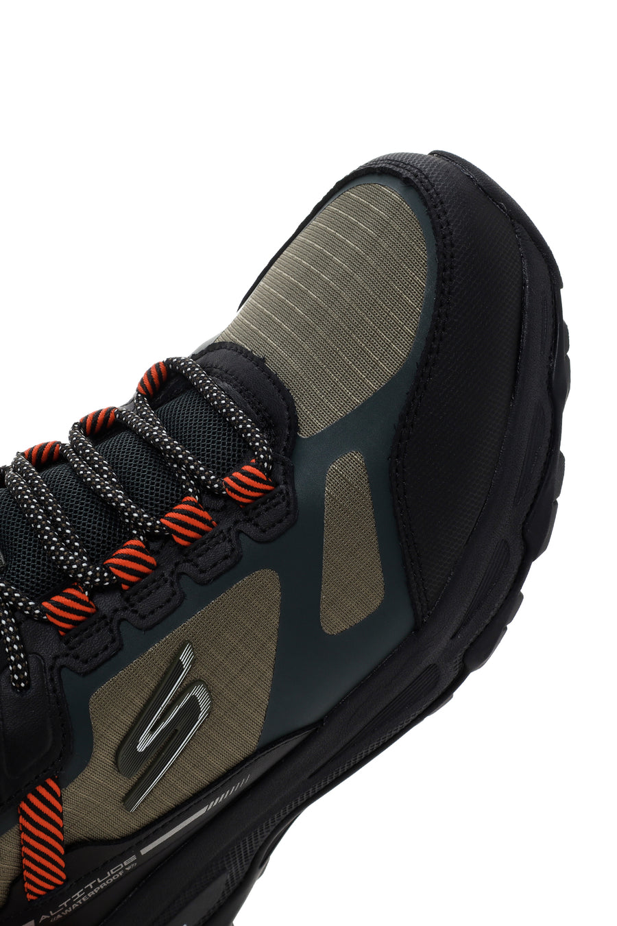 Skechers Men's Khaki Go Run Trail Altitude-Water Thick-Sole Sneaker