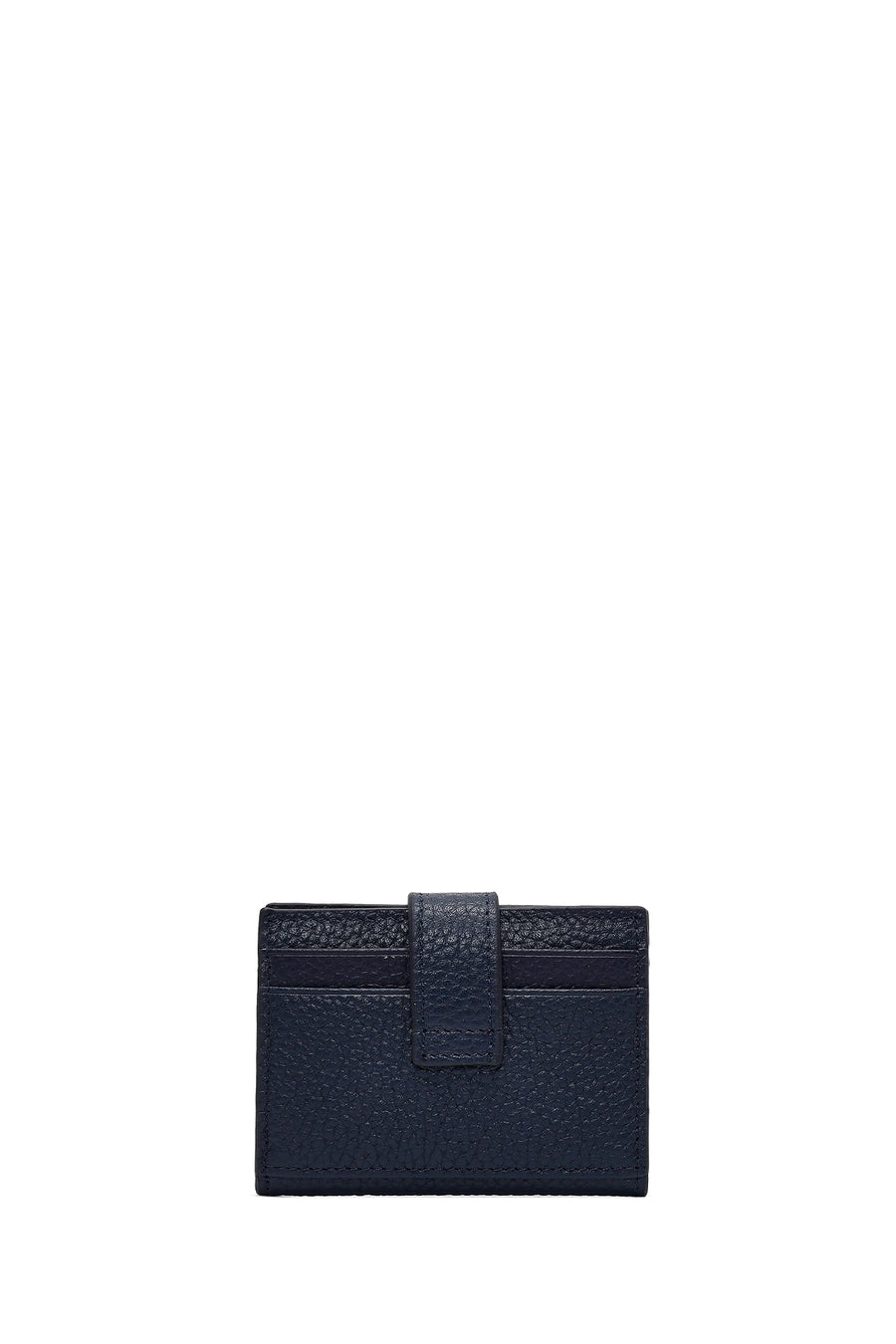 Men's Navy Blue Leather Card Holder