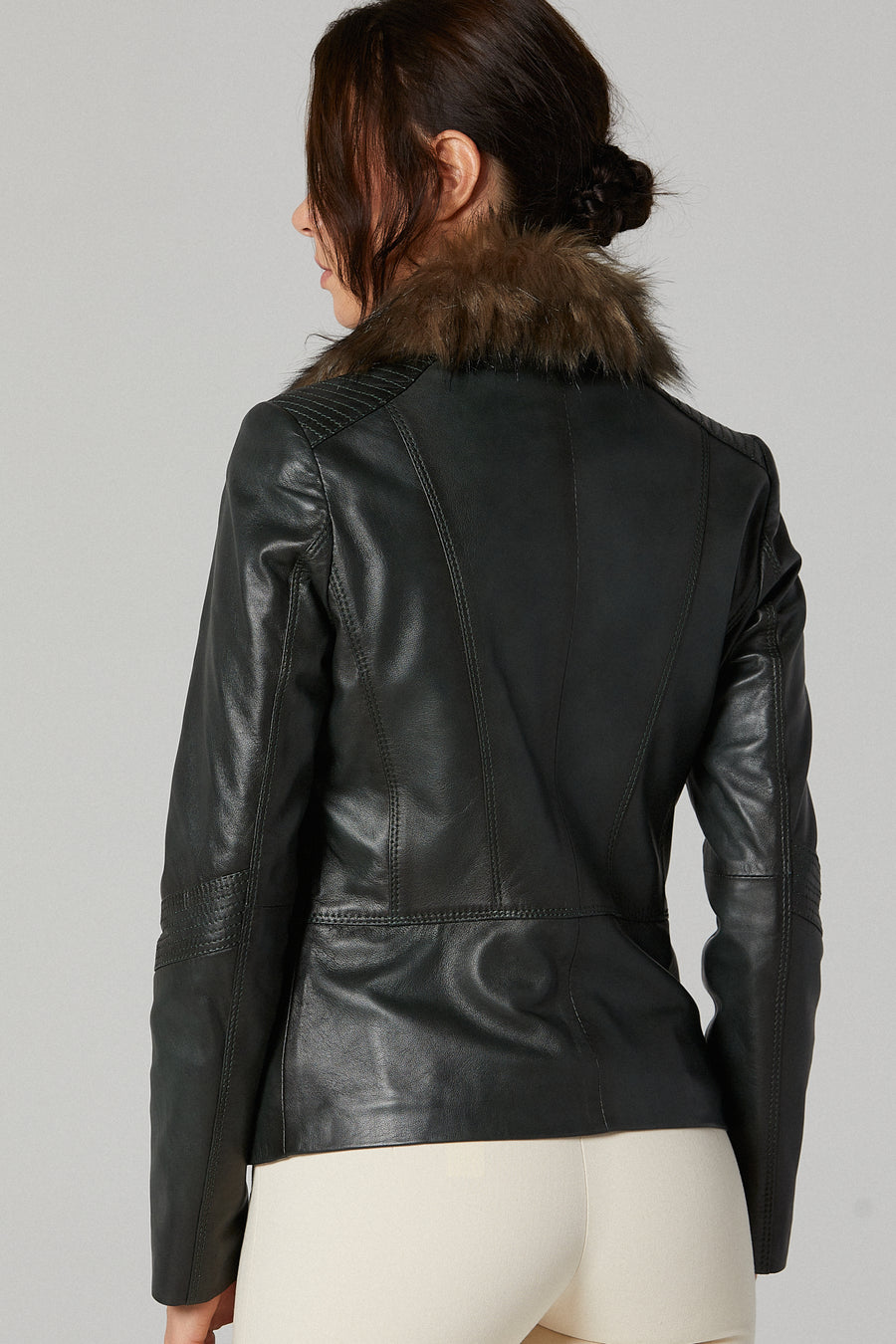 Women's Leather Coat