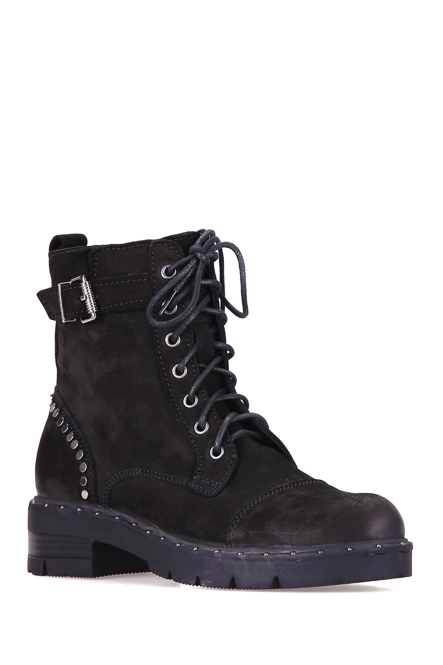 Buckle Women's Suede Boots