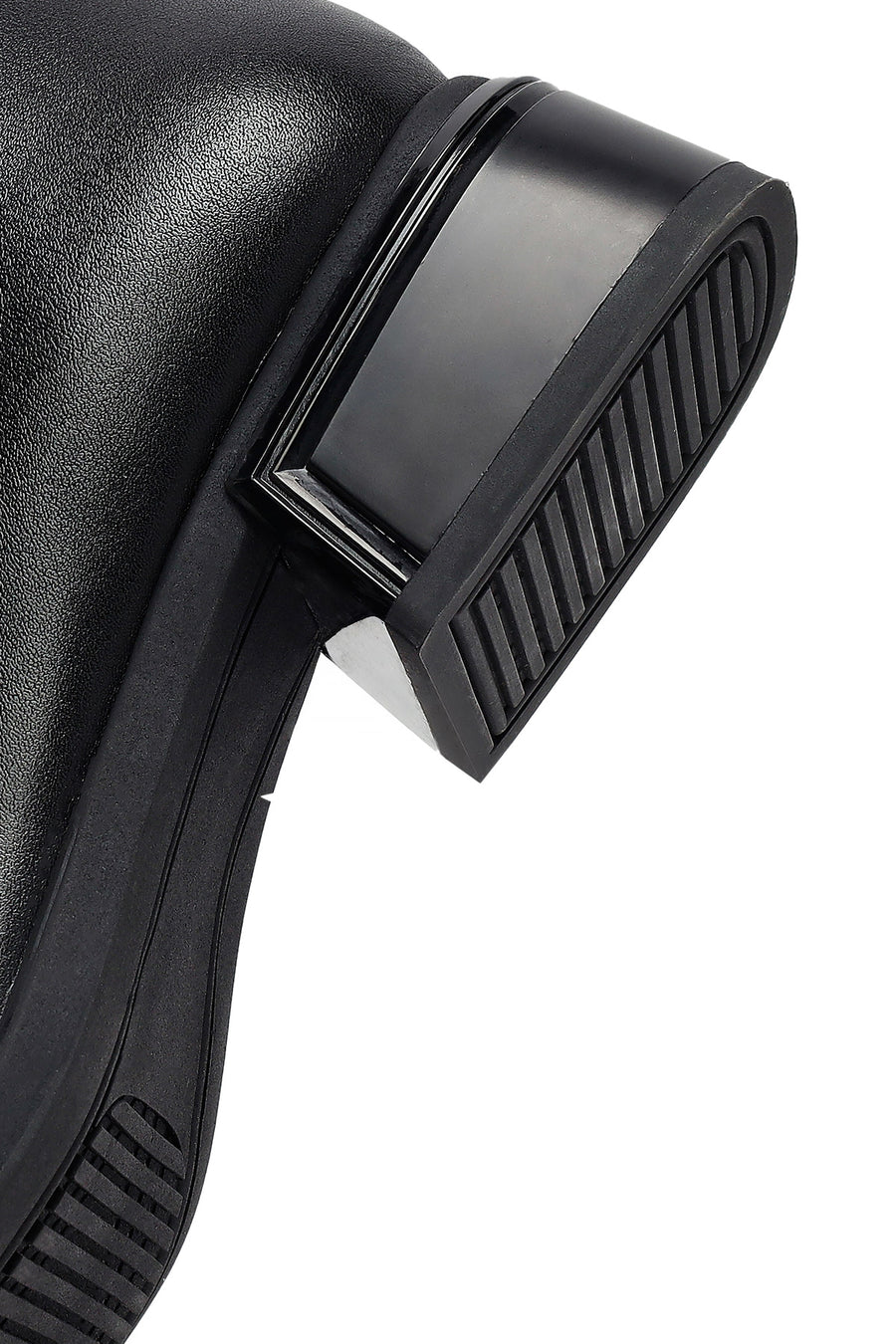 Woman Black Zip Closure Boots