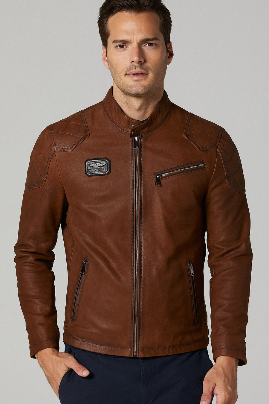 Barry Men's Leather Jacket