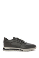 Erkek Yeşil Bağcıklı Deri Casual Sneaker | Derimod