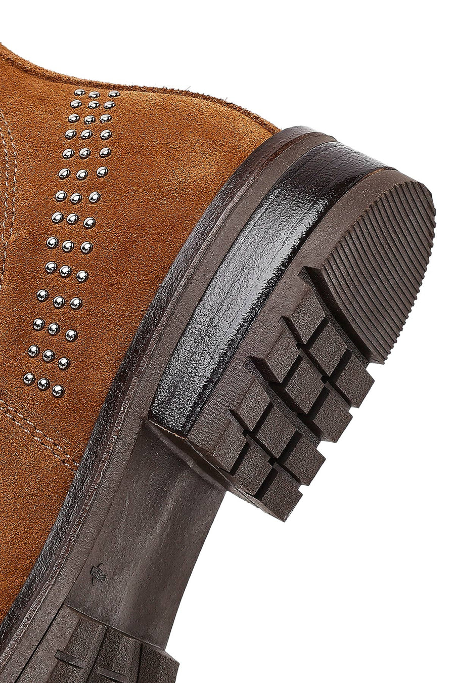 Women's Tan Suede Leather Chelsea Boots