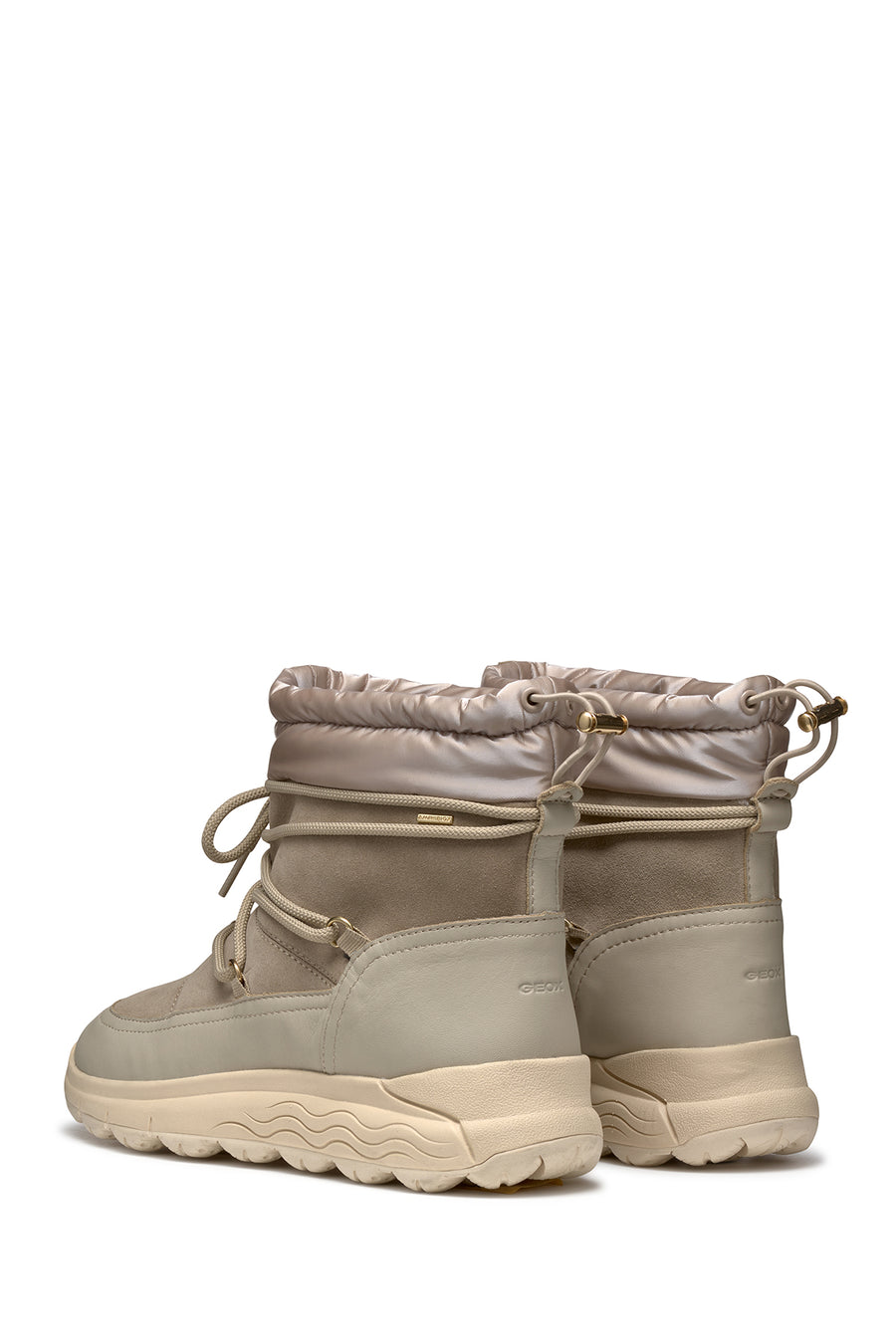 Geox Kadın Vizon Spherica 4x4 Abx Waterproof Deri Outdoor Bot