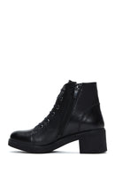 Women's Leather Heeled Casual Boots | Derimod