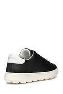 Geox Women's Black Spherica Ecub-1 Lace-up Leather Sneaker | Derimod