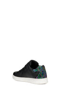 Geox Girls Black Eclyper Lace-Up Sneakers | Derimod
