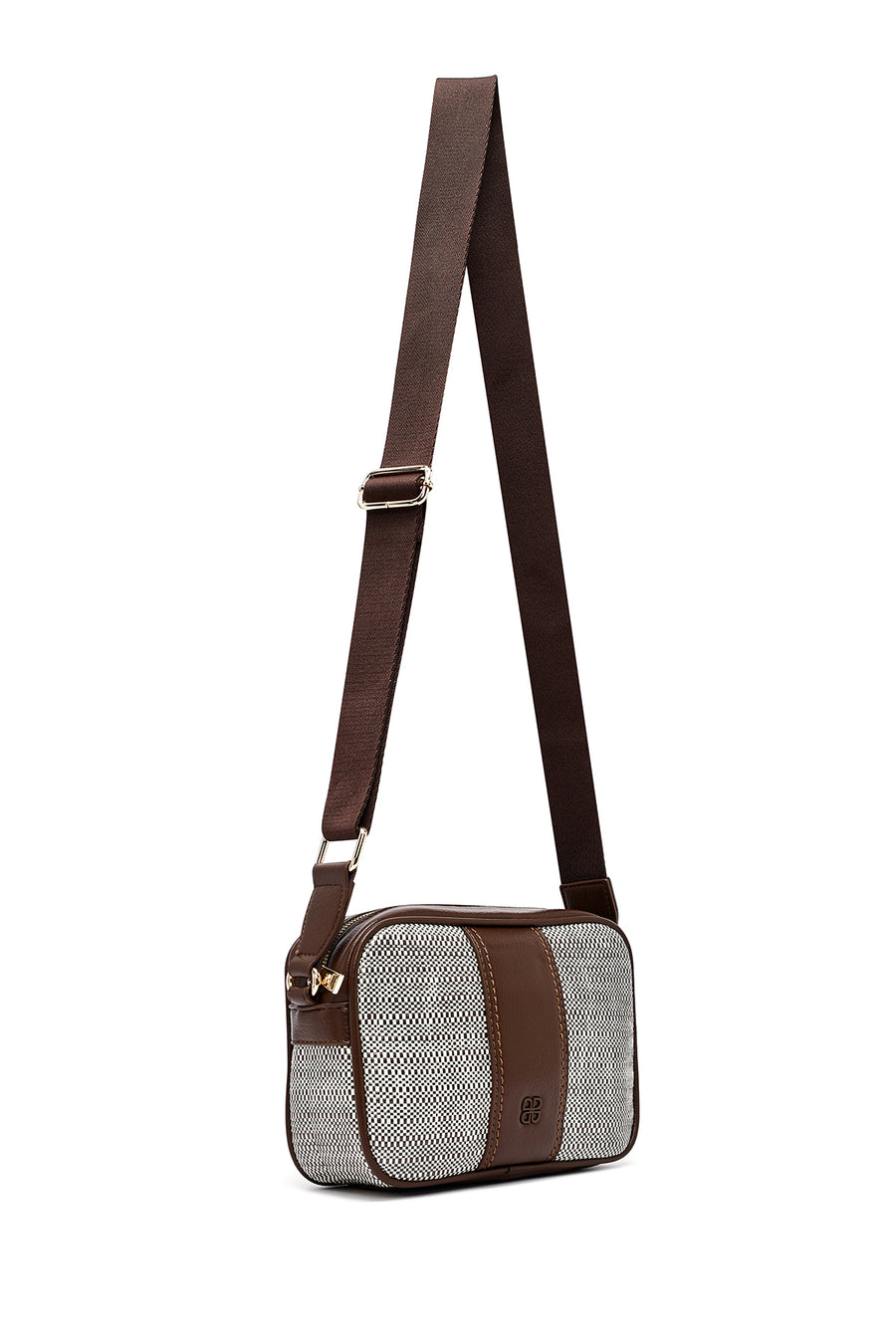 Women's Brown Long Strap Crossbody Bag
