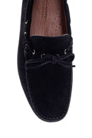 Erkek Siyah Süet Deri Casual Loafer | Derimod