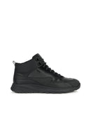 Geox Men's Black Terrestre Laced Leather Boots | Derimod