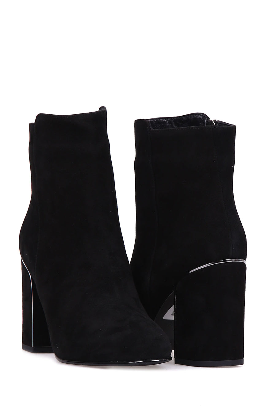 Women's Suede Leather Heeled Boots