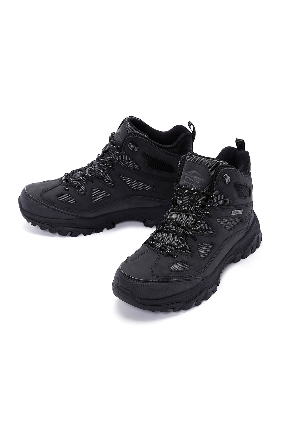 Skechers Men's Black Rickter Outdoor Boots