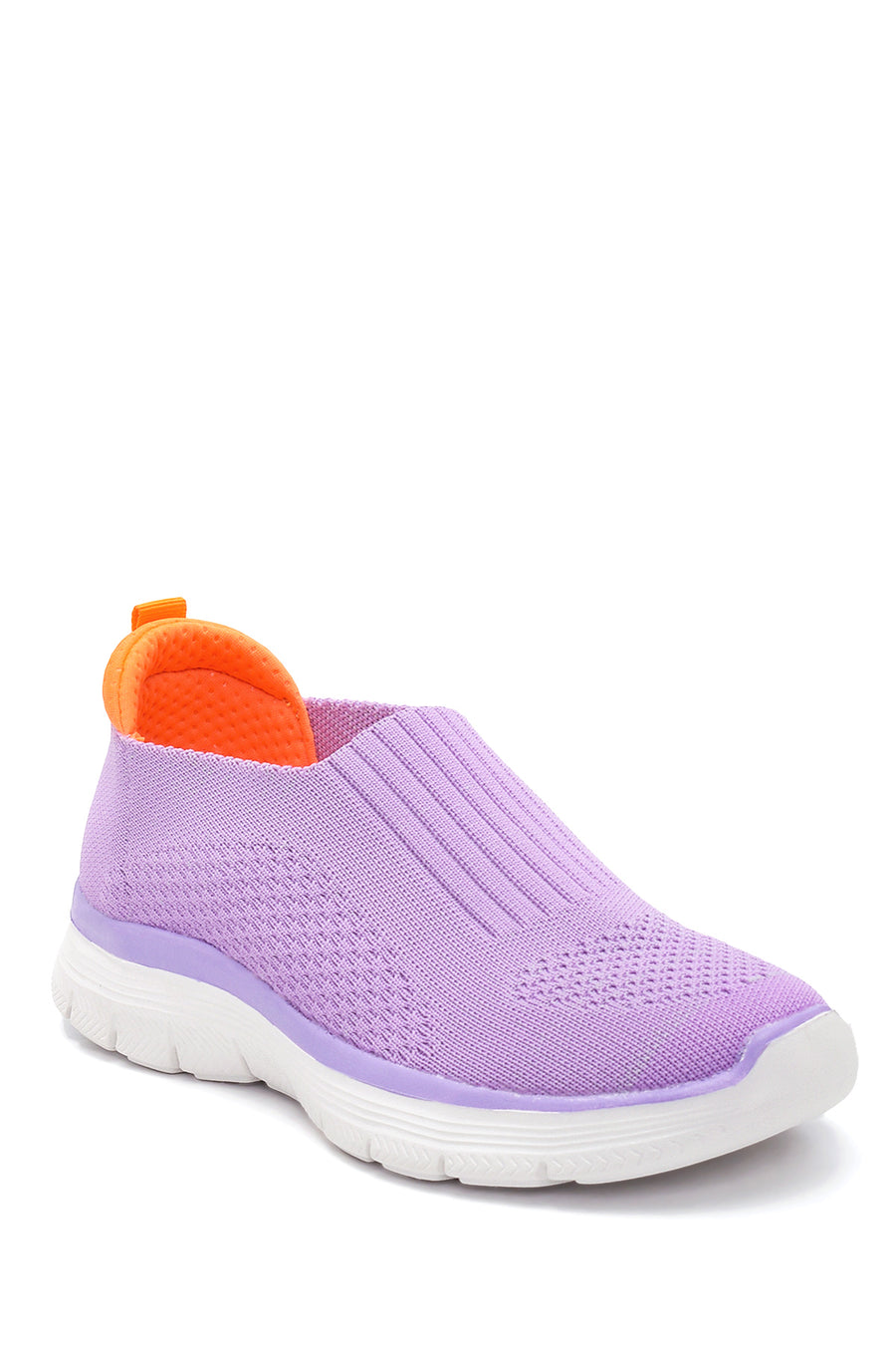 Kadın Mor Neon Detaylı Sneaker