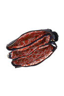 Woman Navy Crossbody Bag with Accessory Details | Derimod