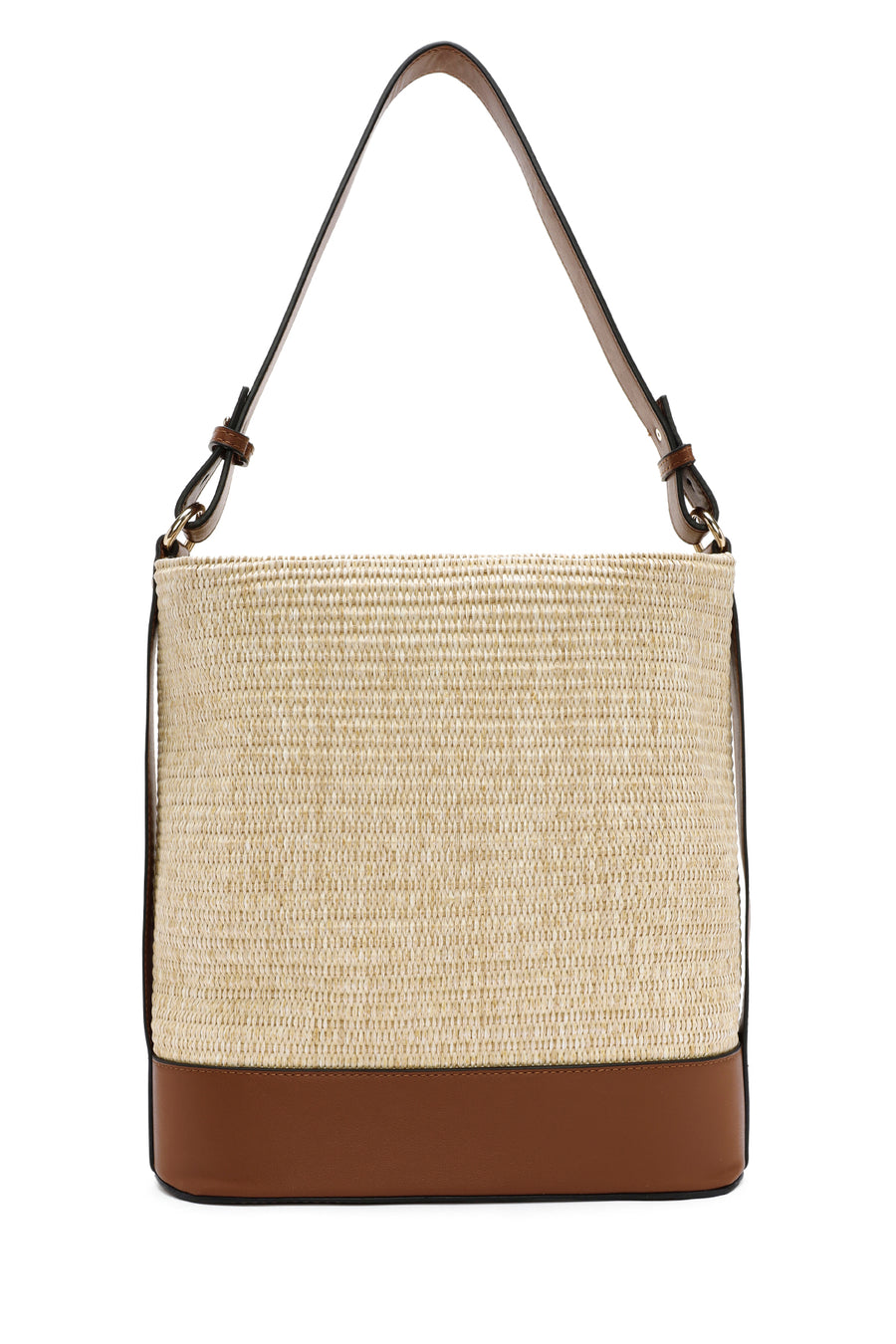 Women's Beige Straw Shoulder Bag 24SBD2738M7 | Derimod