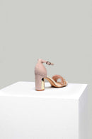 Women's Heeled Sandals with Tassels and Pearl Detail | Derimod
