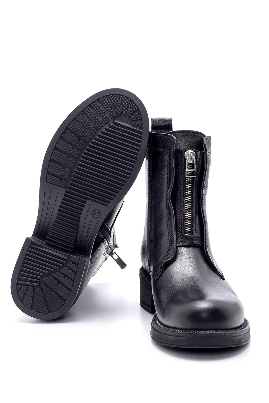 Women's Zipper Detailed Boots