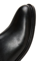 Men's Black Leather Chelsea Boots | Derimod