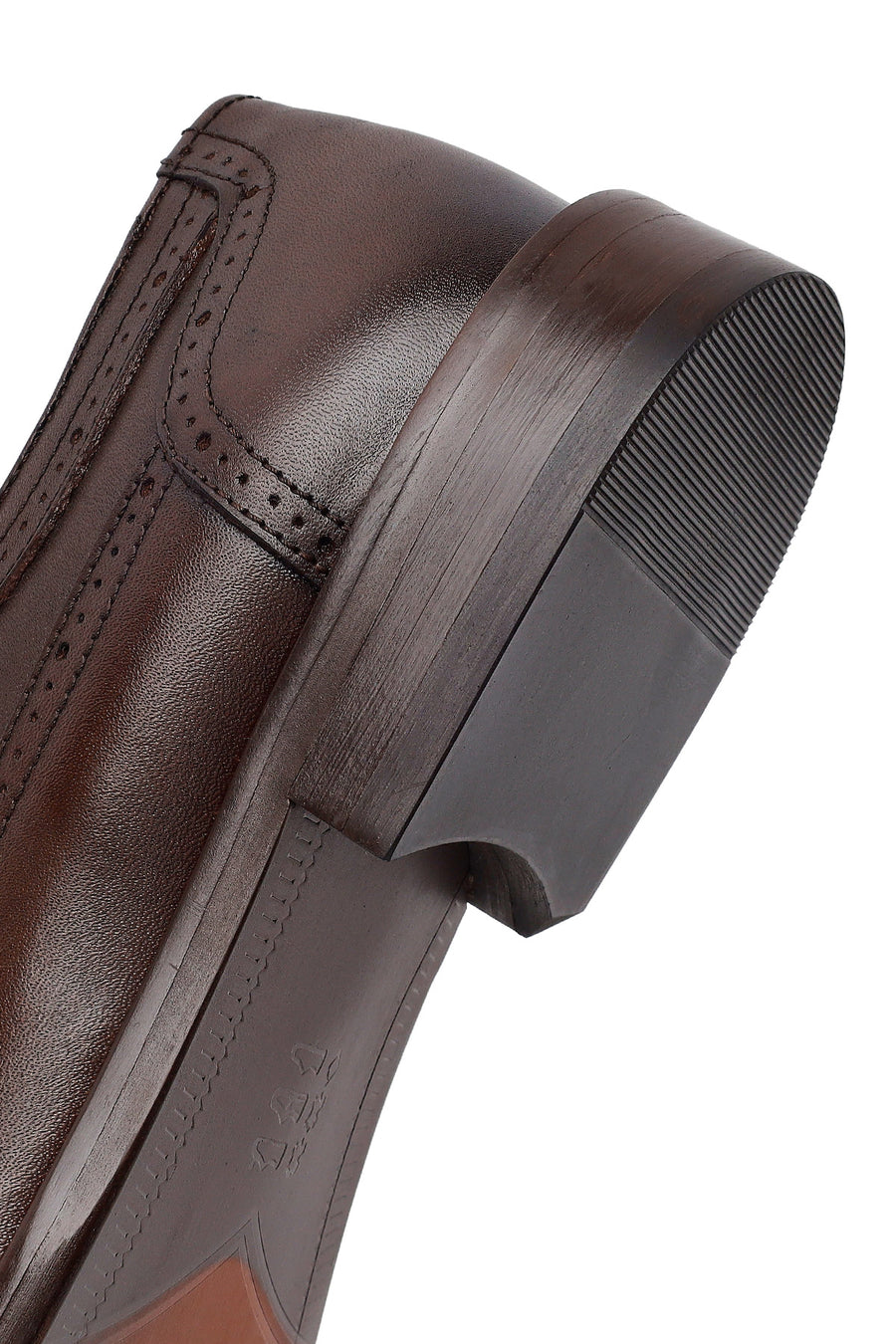 Men's Brown Laced Leather Classic Shoes