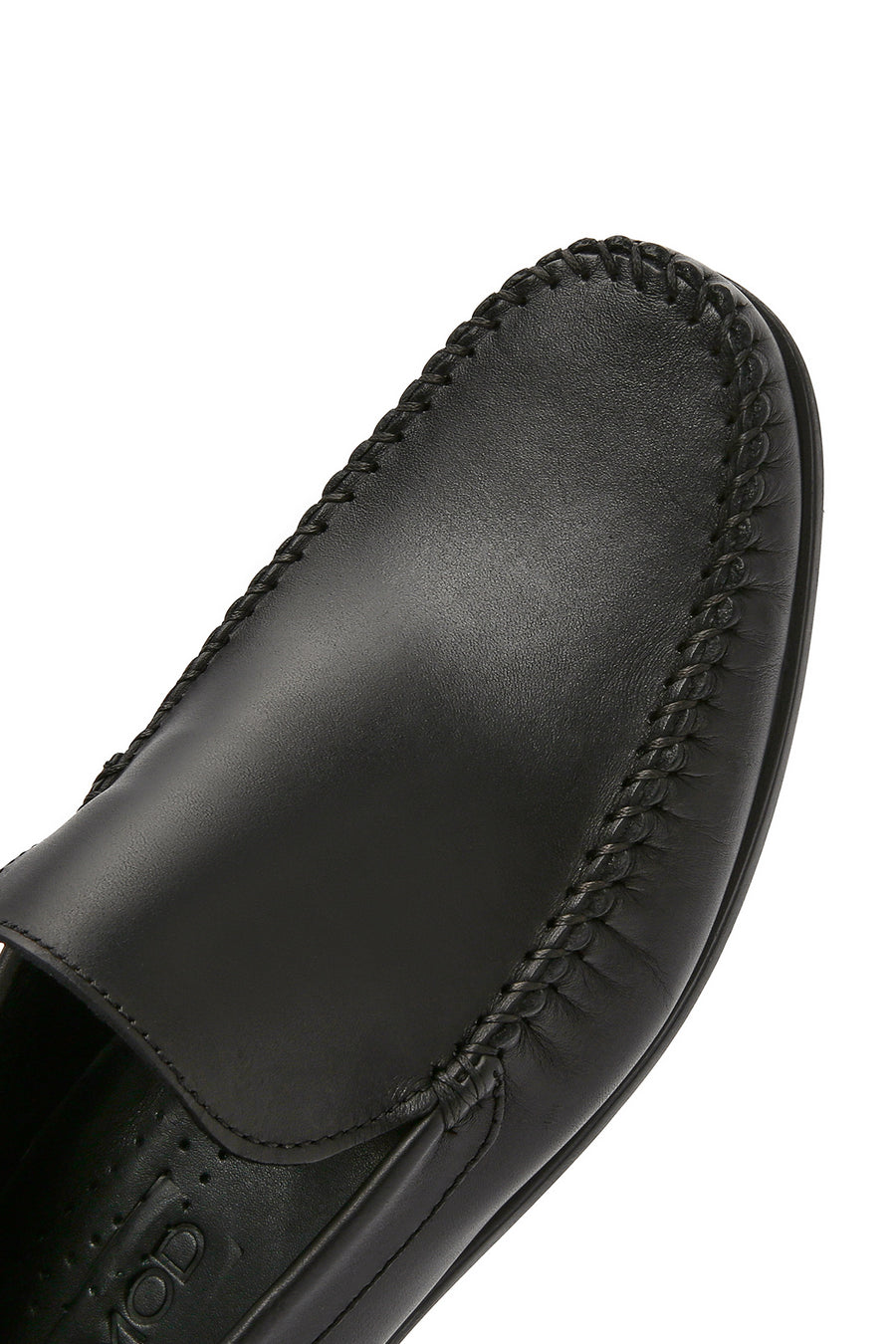 Men's Black Leather Casual Loafer