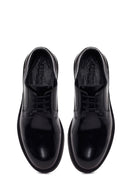 Male Black Lace-up Leather Casual Shoes | Derimod