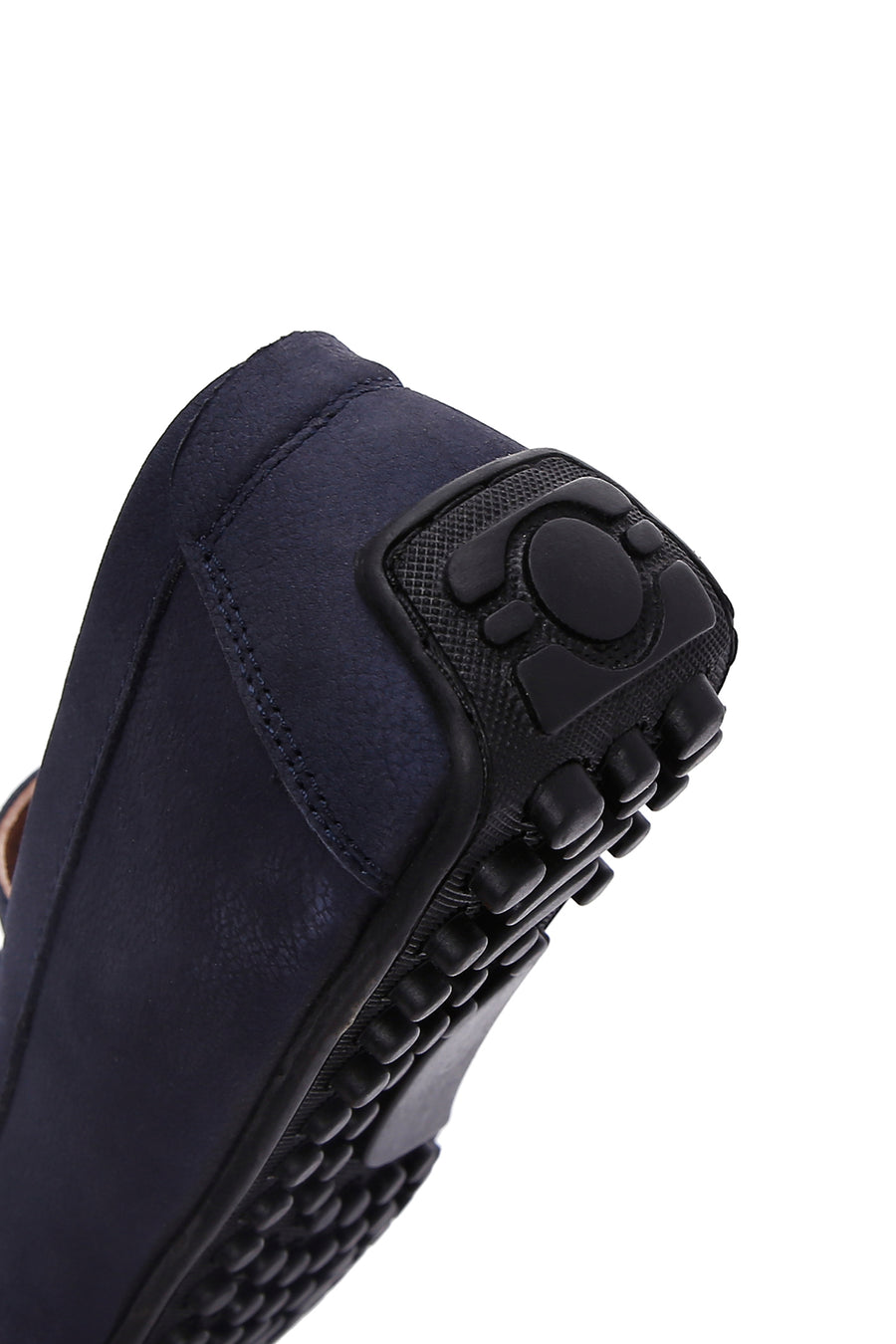 Erkek Lacivert Nubuk Deri Casual Loafer