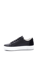 Women's Leather Zipper Detailed Sneaker | Derimod