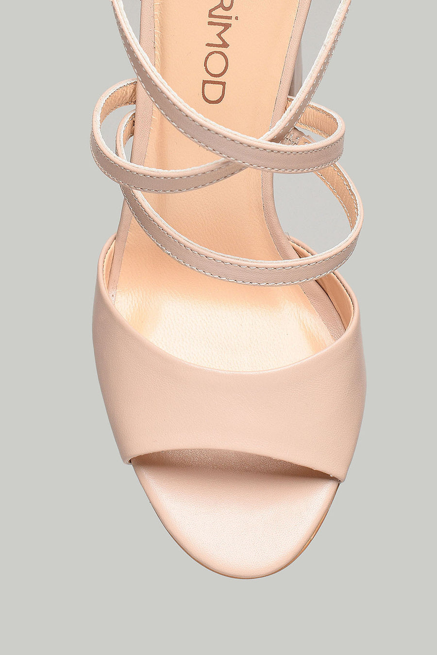 Women's Heeled Leather Sandals