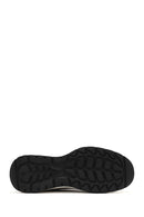 Erkek Gri Bağcıklı Nubuk Deri Sneaker | Derimod